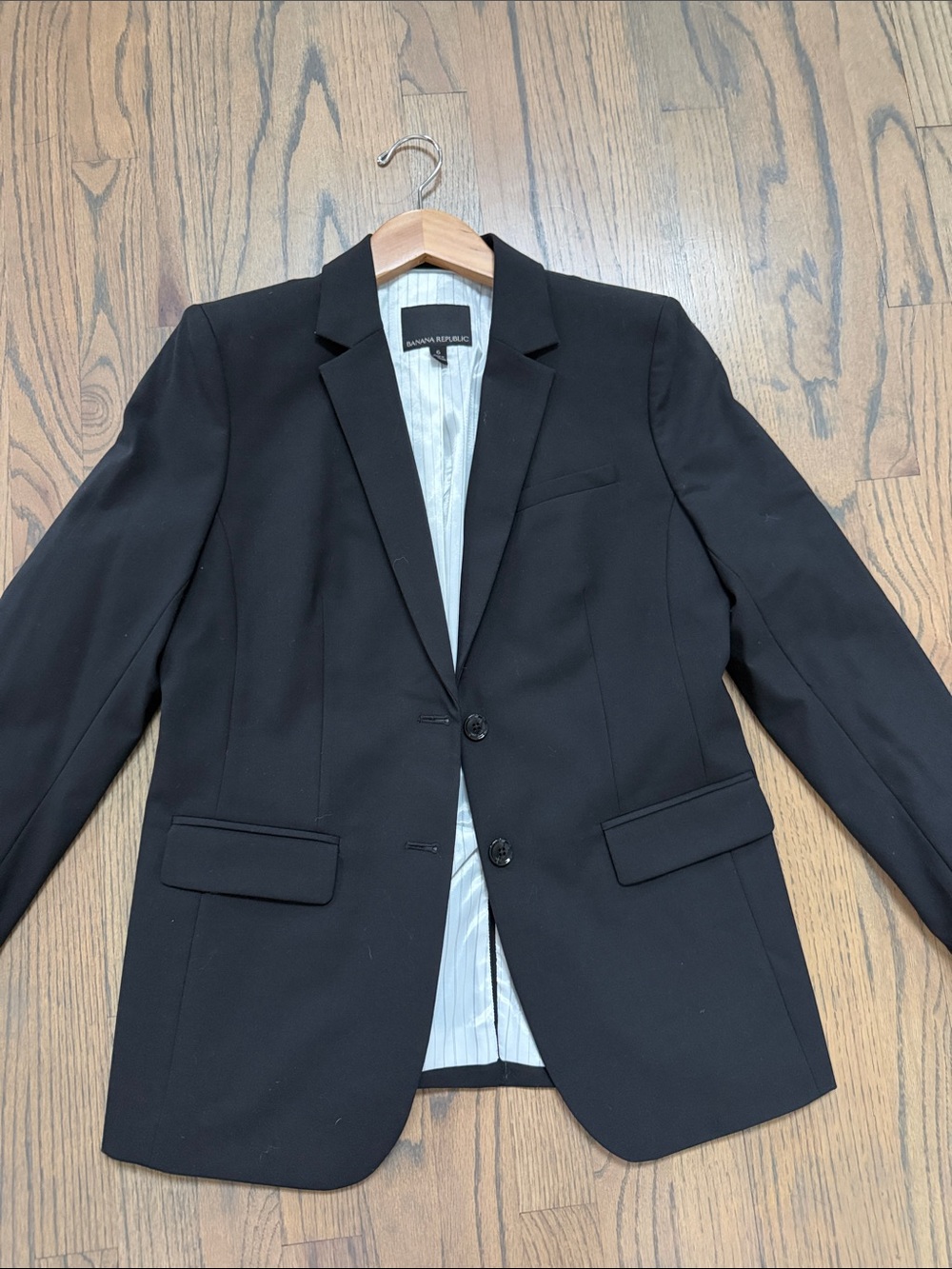 Banana Republic Black Two-Button Women's Blazer